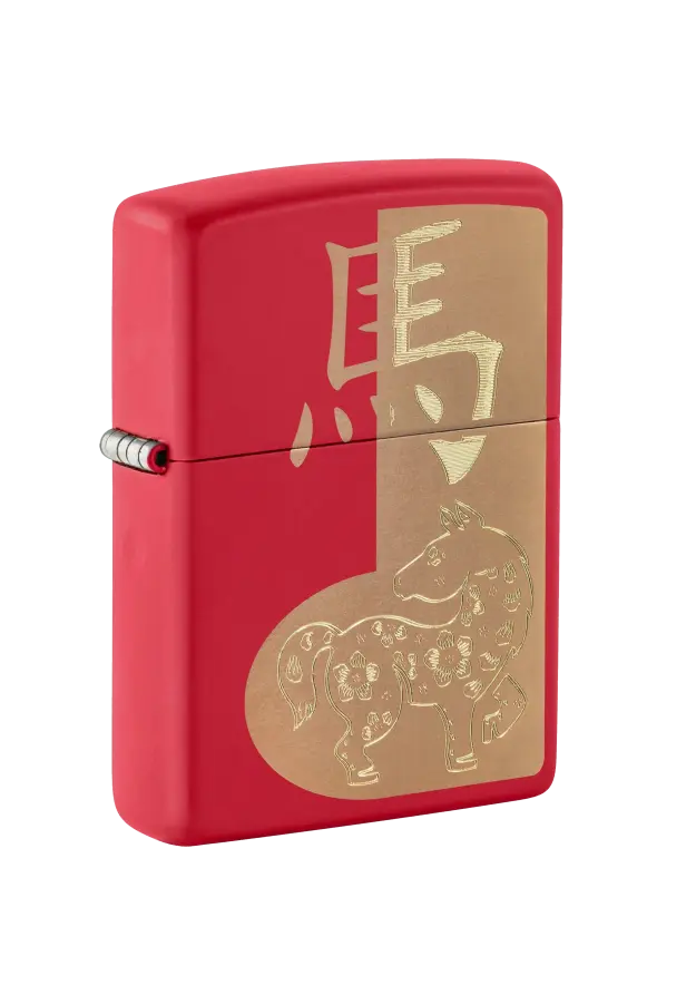 Zippo | Red Matte | Year Of The Horse | 46931 image