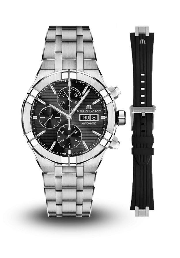 MAURICE LACROIX - AIKON - AUTOMATIC CHRONOGRAPH  - AI6038-SS00F-330-A  şəkil