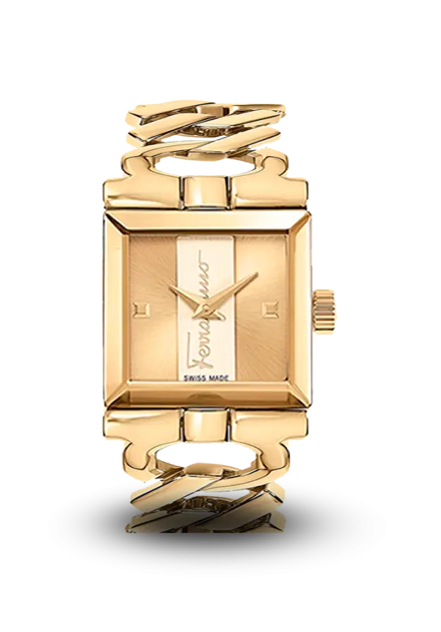 FERRAGAMO - DOUBLE GANCINI - GROUMETTE - SFKO00223 şəkil
