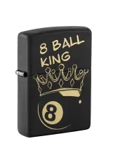 Zippo | Black Matte | King & Ball | 46291