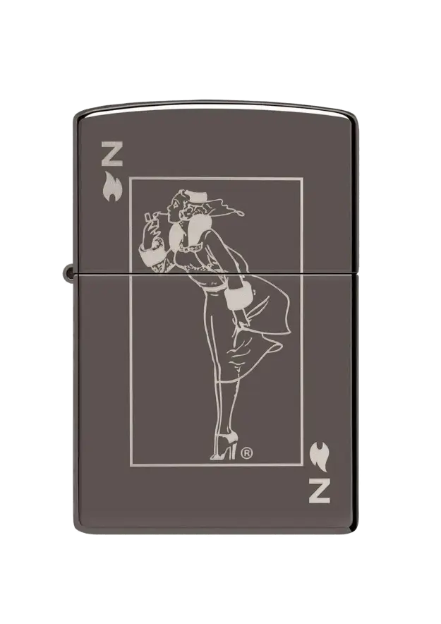 Zippo | Brown Matte | Windy Girl | 49797 şəkil