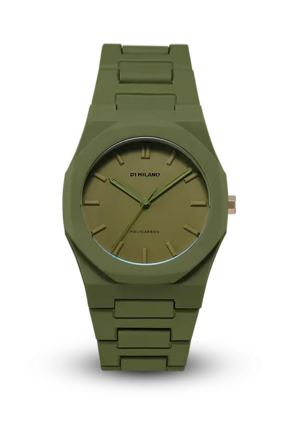 D1MILANO - POLYCARBON - MILITARY GREEN - D1-PCBJ22 şəkil
