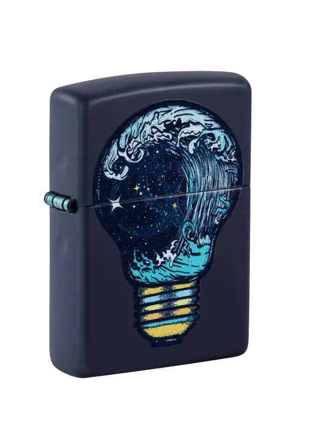 Zippo | Navy Matte | Toxic Waves | 46143 şəkil