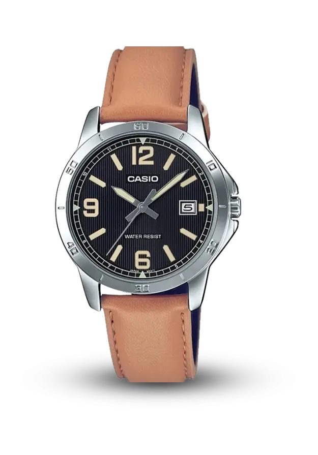 CASIO  - GENERAL - STANDARD ANALOG - MTP-V004L-1B2UDF şəkil