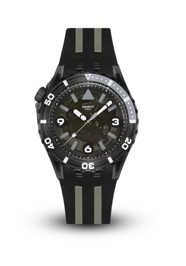 SWATCH - SWATCH SCUBAQUA - BLACK SEA NETTLE - SSCU09B100  şəkil