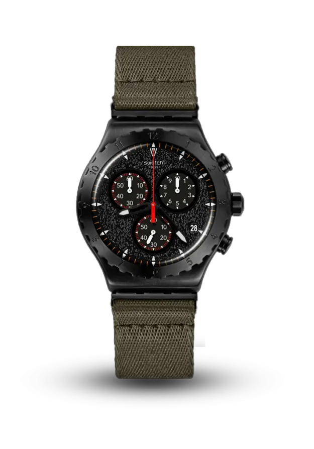 SWATCH - BY THE BONFIRE - QUARTZ - YVB416  şəkil