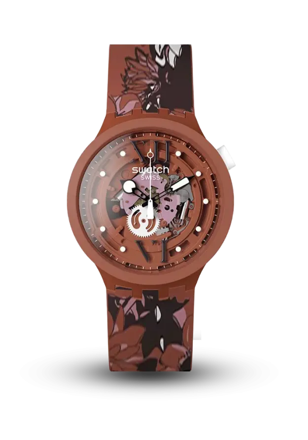 SWATCH - BIG BOLD - AZURE BLUE DAZE - SB05C100 şəkil