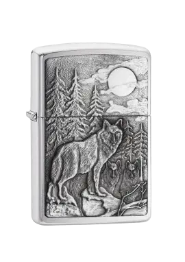 Zippo | Lighters | Wolf And Moon Design | 20855