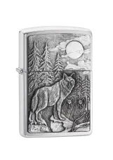 Zippo | Lighters | Wolf And Moon Design | 20855