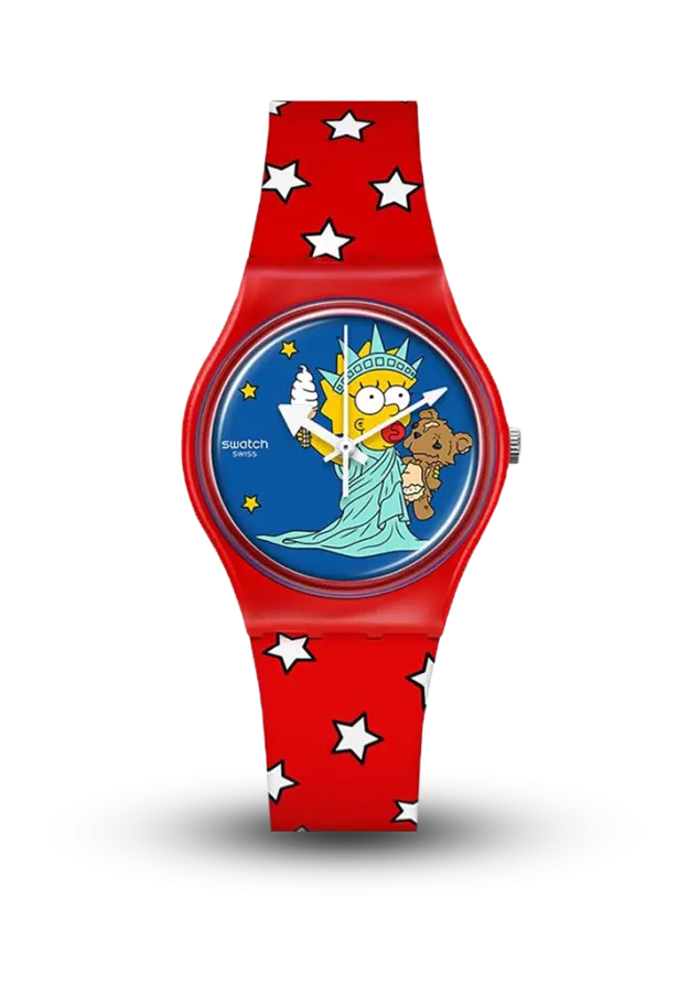 SWATCH - ORIGINALS - THE SIMPSONS ORIGINAL - SO28Z120 şəkil