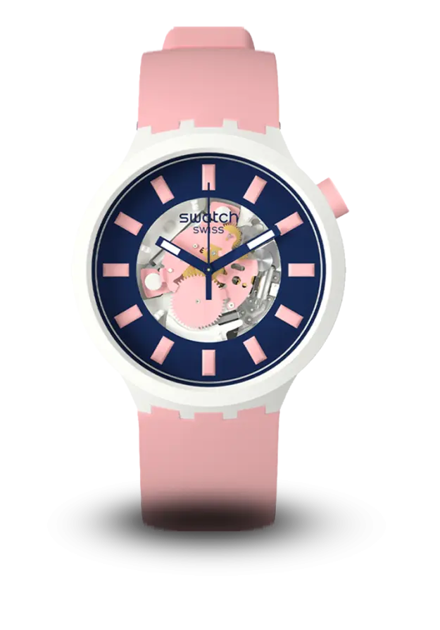 SWATCH - BIG BOLD - AZURE BLUE DAZE - SB03M105 şəkil