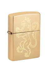 Zippo | High Polish Brass | Fighting Lion | 46839