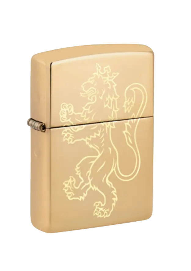 Zippo | High Polish Brass | Fighting Lion | 46839 image