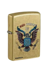 Zippo | Street Brass | Red White & Blue Collar | 46936