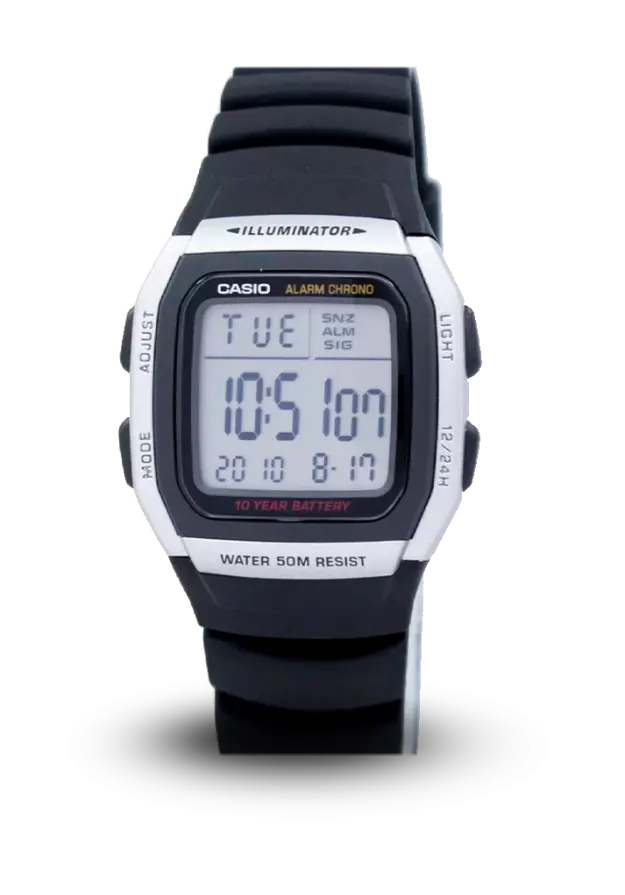 CASIO GENERAL - STANDARD DIGITAL - STANDARD DIGITAL - W-96H-1AVDF şəkil