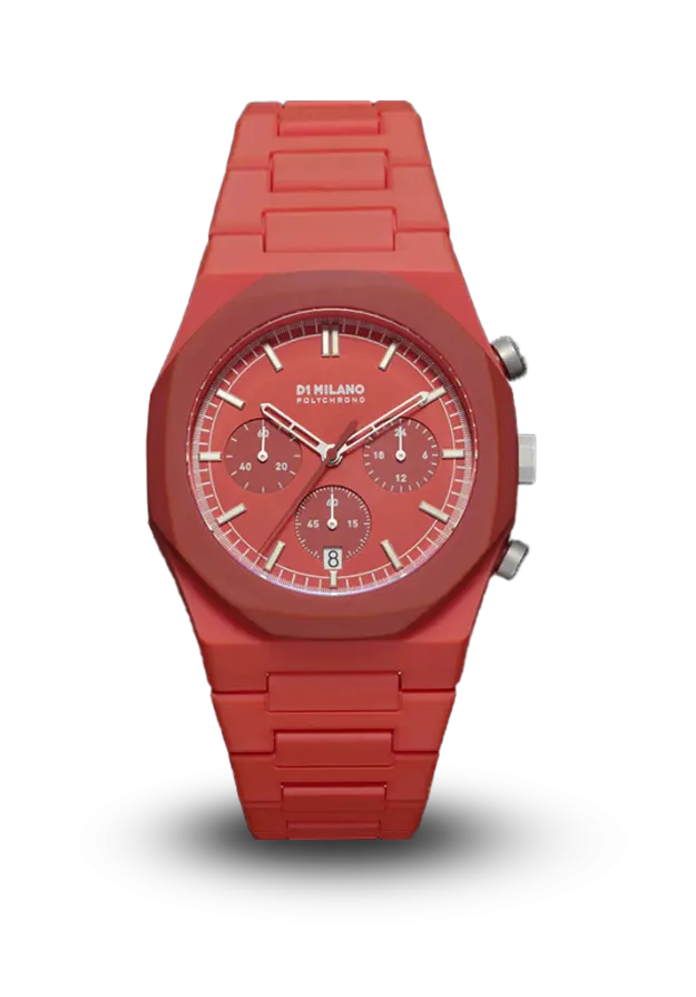 D1MILANO - POLYCHRONO - BRACELET 40.5 MM - RED - PHBJ05 şəkil