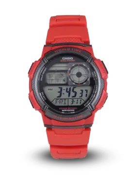 CASIO GENERAL - WORLD TIME - WORLD TIME - AE-1000W-4AVDF