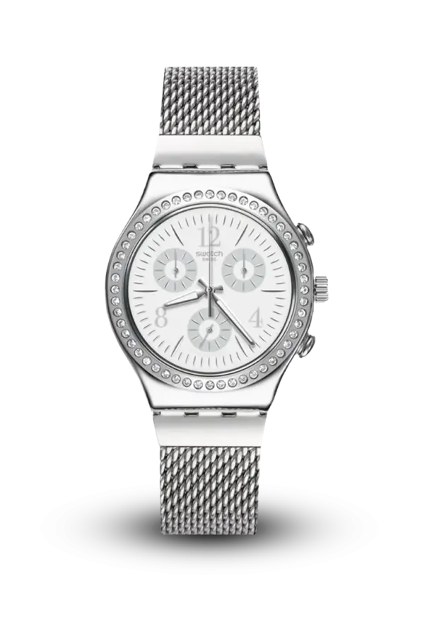 SWATCH - IRONY - MADE IN WHITE RESTYLED L - YCS119GAC  şəkil