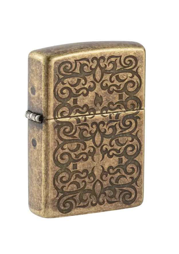 Zippo | Antique Brass | Tattoo | 48484 şəkil