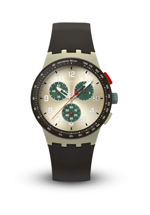 SWATCH - SWATCH ESSENTIALS - OBSIDIAN INK - SUST402 şəkil