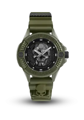 Philipp Plein | The Skull | Green Eco Seramic | PWUBA0423