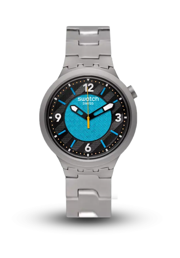 SWATCH - BIG BOLD IRONY - AZURE BLUE DAZE - SB07S116G  şəkil